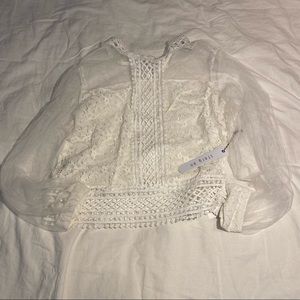 Story On | White Long Sleeve Blouse